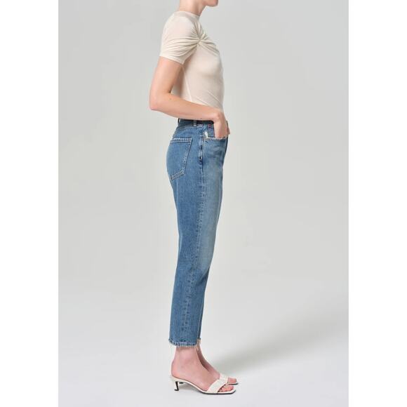 Agolde Riley Button Fly Straight Organic Cotton Jeans Women’s 25 - Picture 14 of 14